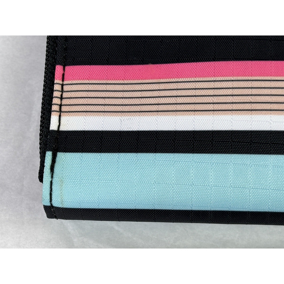 LeSportSac Colorful Striped Zip Around Wallet Clutch - Picture 13 of 13